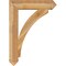 Ekena Millwork Thorton Arts & Crafts Rough Sawn Bracket, Western Red Cedar, 6"W x 32"D x 44"H BKT06X32X44THR03RWR - alternate 4